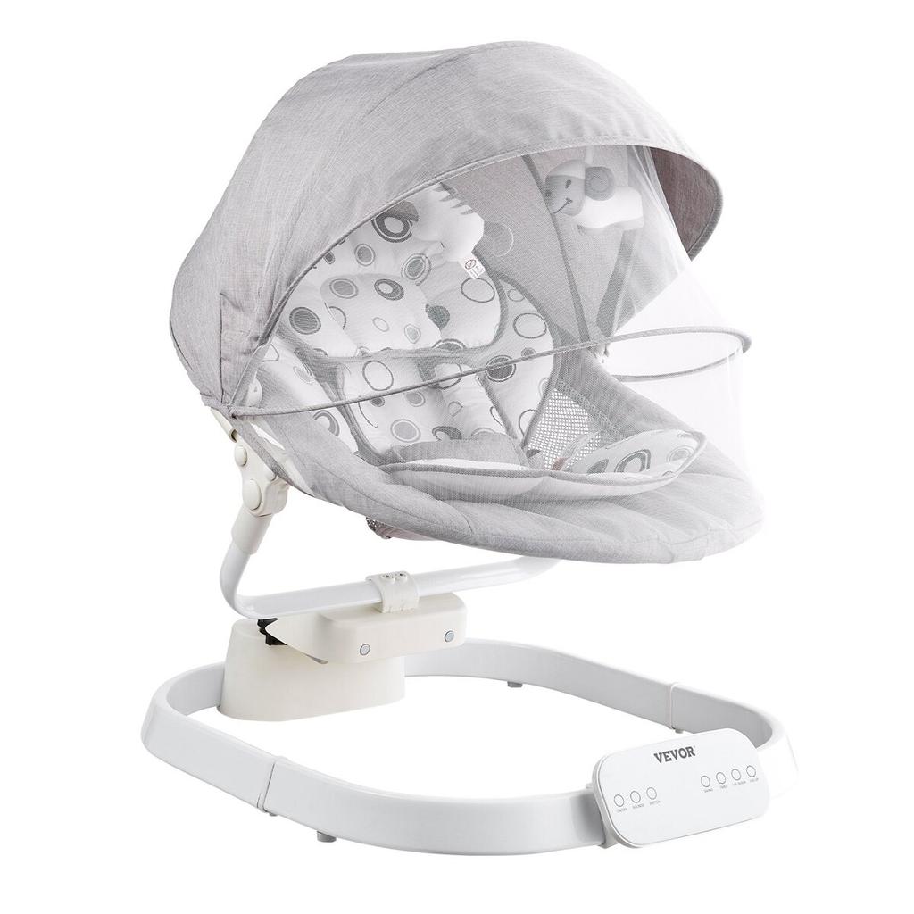 Baby Swing for Infants 3 Speeds 3 Seat Positions Remote Control Bluetooth
