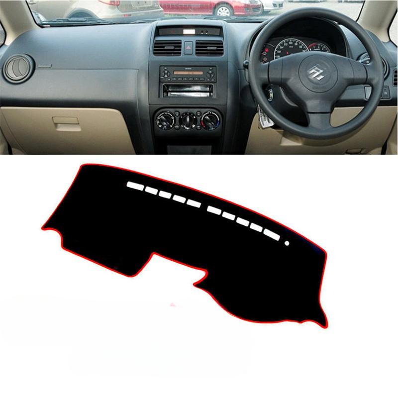 För Suzuki Sx4 2008 2009 2010 Halkfri Mat Instrumentbräda Skyddsdyna Solskydd Dashmat Maruti Biltillbehör