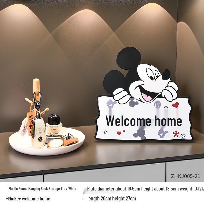 Luxury Entryway Console Table with Key Storage and Decorative Tray