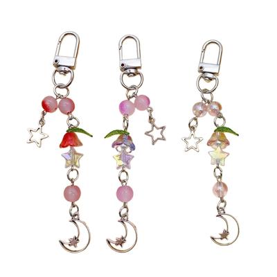 Elegant Convallaria Phone Chains Beaded Phone Strap Keychain Simple Portable Phone Bags Backpack Keys Hangers Decoration