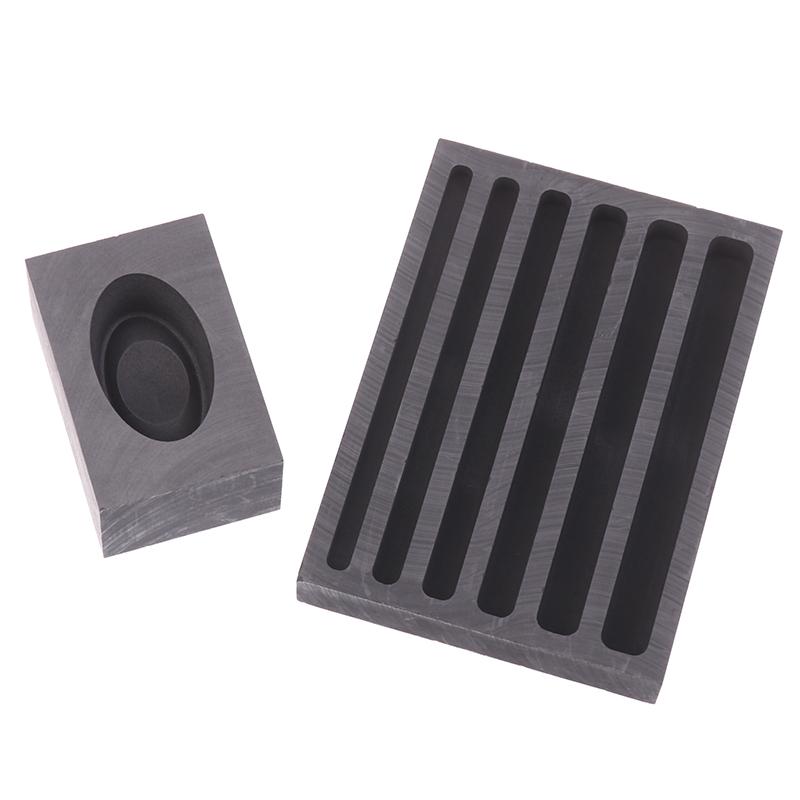 Gold Ingo Mold Strip Shape Graphite Mold Oil Tank Crucible Metallurgy Smelting Metal Trough Tools