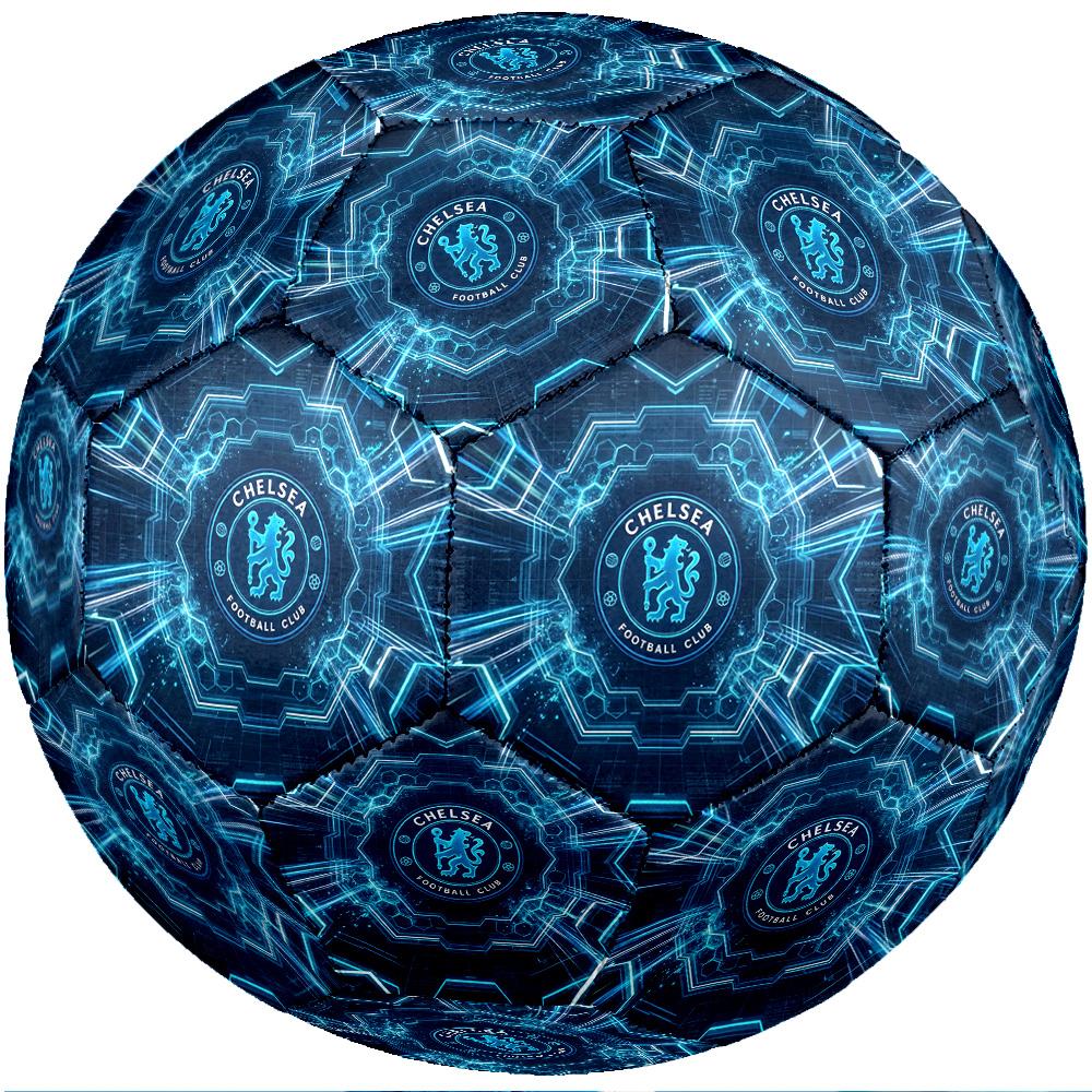 Chelsea FC Thema Fußball Ball Größe 5 Fußball Ball Weiche Haptik Professioneller Trainingsfußball für Outdoor-Sportarten