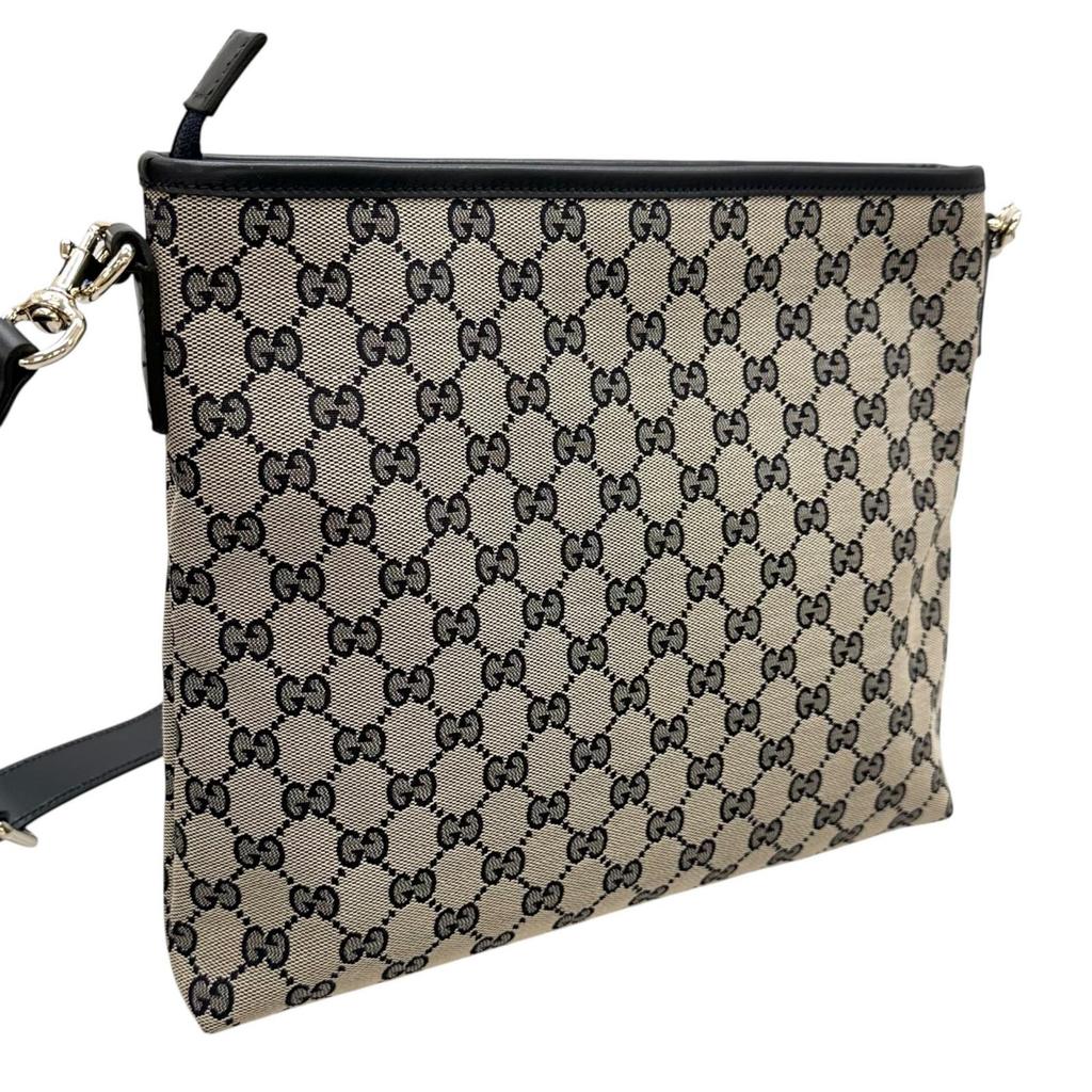Gucci Sherry Line 388926 Shoulder Bag Beige Women Used