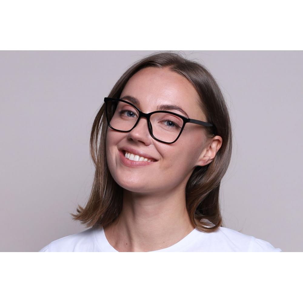 Full Rim Cat Eye Black Smartbuy Collection Albers Ac395 Fashion Women Eyeglasses