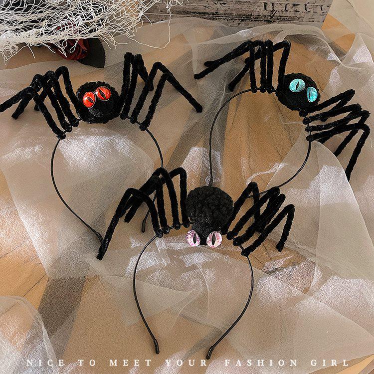 2025 Women’s Halloween Black Spider Hair Accessories: Creative and Fun Headband Clip