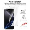 Pro iPhone17 17air 17pro max 9H tvrdost ochranná fólie z tvrzeného skla pro iPhone 17 11 12 13 14 15 16 kryt plný displej čiré chrániče obrazovky