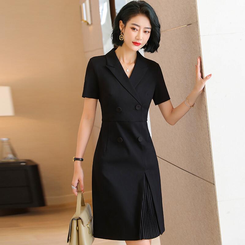 Women's Professional Double-breasted Suit Dress