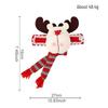 Knitted Santa Claus Curtain Holder Pendant for Christmas Decorations in Hotels