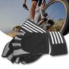 Half Finger   Cycling Protective Gloves AntiSlip Brthable   Gloves(Red )