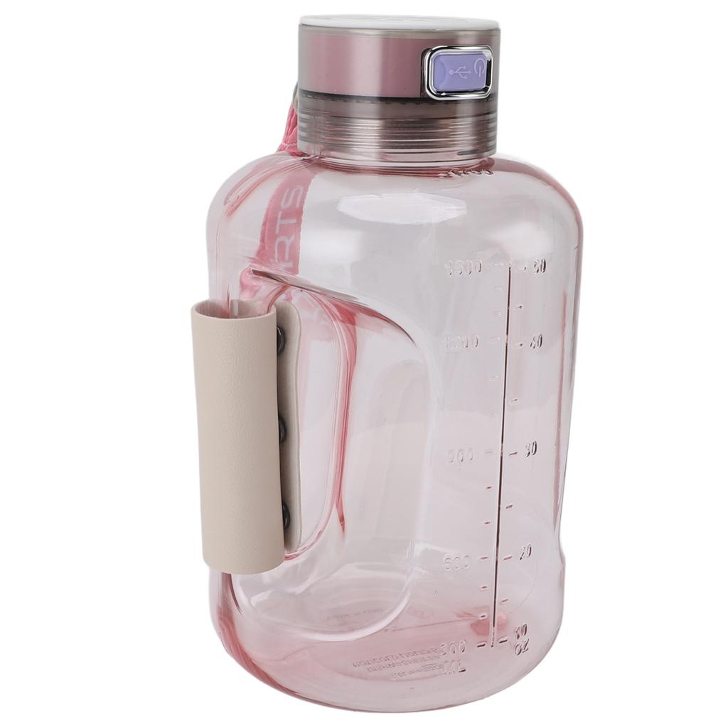 Hydrogen Water Bottle 1.5L SPE PEM Technology 1300ppb To 1800ppb Portable Hydrogen Rich Water