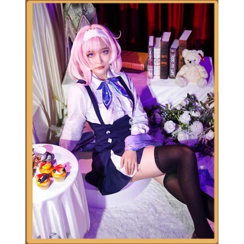  Impact 3rd Elysia Women Cosplay Costume Cos Game Anime Party Uniform Hallowen Play Role Clothes Clothing