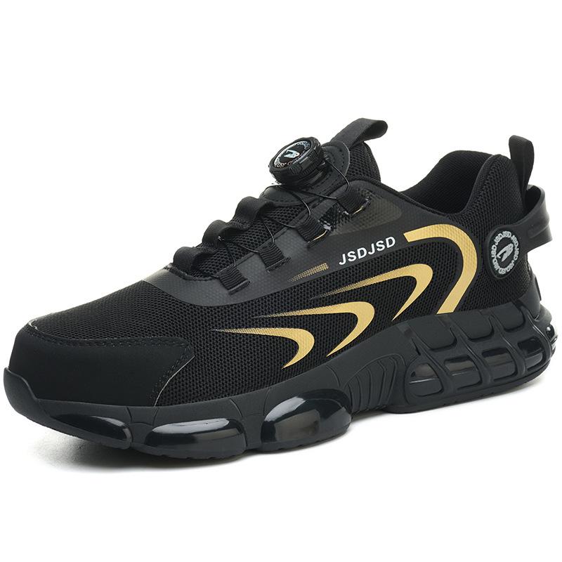 

Men s Steel Toe Lightweight Safety Shoes - Anti-Smash, Anti-Puncture, Non-Slip, Wear-Resistant Labor Protection Footwear