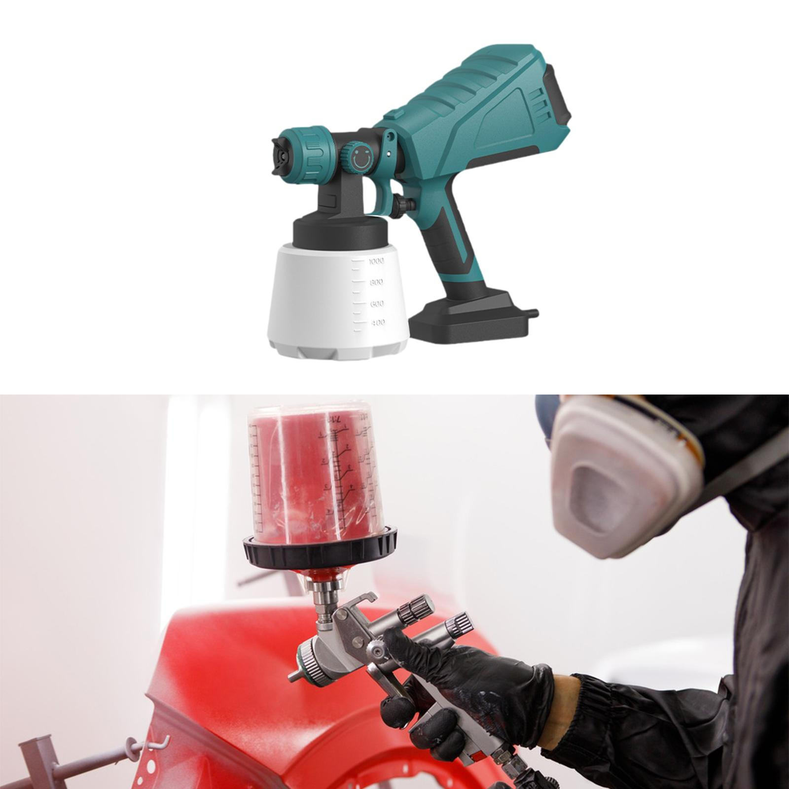 

Electric Spray Machine 1000ml Handheld Paint Sprayer for Interior Home Bikes Yellow синій