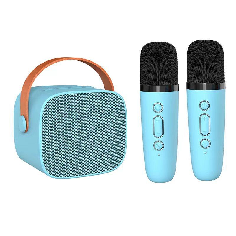 Kabelloser Bluetooth-Karaoke-Lautsprecher mit abnehmbarem Mikrofon, tragbares Heim-/Kinder-/Party-/Gesangs-Karaoke-Gerät
