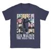 Unisex TShirts Ilia Malinin Quad Jump Vintage Pure Cotton Tees Short Sleeve Figure Skating T Shirt Round Collar Clothing Plus Size