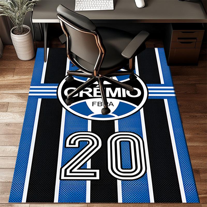 Fc Crest Design Printed Office Carpet Chair Cushion  Entryway Rug, Rugs for Living Room, Bedroom Christmas gifts
