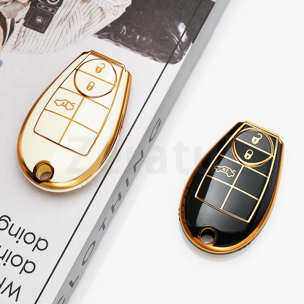 3 Buttons Auto Keyless For Dodge Chrysler Magnum Challenger Charger Ram 1500 2500 3500 4500 Fobik Holder Bag Car Key Case Cover