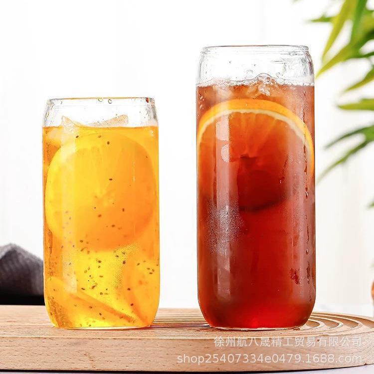 high borosilicate glass cup with lid and straw16oz Coke cup, cup, drink cup 16ozAnti-drop set ca