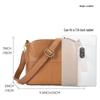 Elegant Genuine Leather Crossbody Handbag for Women - Large Capacity, Versatile Design
