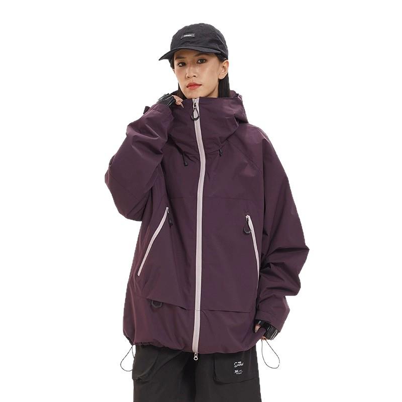 Shan Kebo Couple's Windproof Waterproof Outdoor Jacket - Men's and Women's Spring/Autumn Hiking Coat