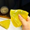 Super weiche Plastizität Käse Kokosöl Knetspielzeug Dreieckiger Käse Stressabbau Sensorisches Spielzeug Asmr Quetschen Anti-Stress Geschenk