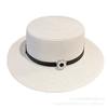 Spring New Straw Hat Women's Rhinestone Belt Removable Sunscreen Travel Seaside Vacation Straw Shading Sun Hat