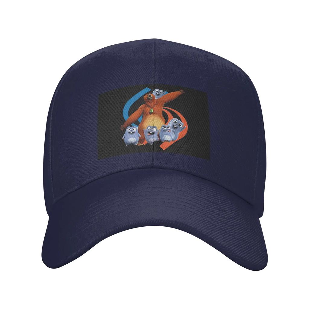 Unisex Baseball Hats Bear and Lemmings, Toddler Crew Neck Outdoor Streetwear Summer Sports Baseball Caps Hip Hop Cap Casquette