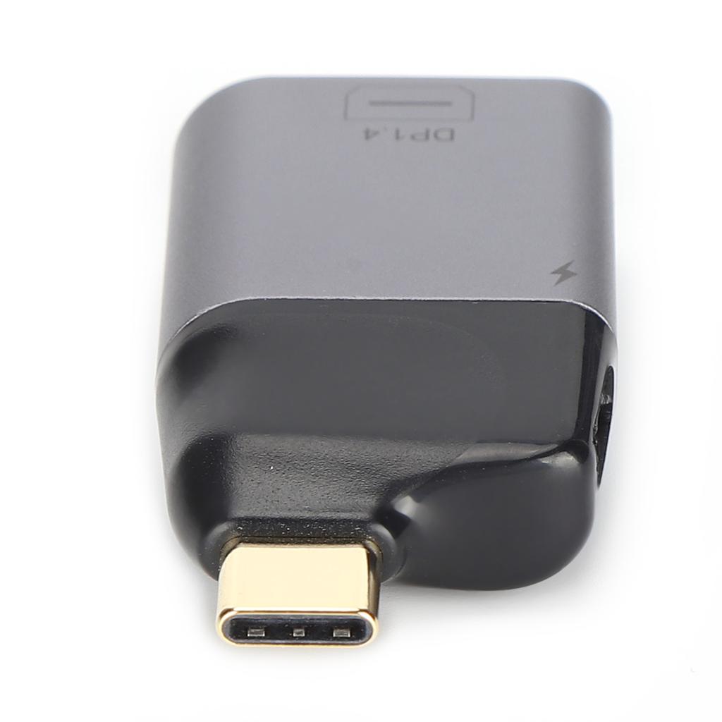 TypeC Male to Mini DP Female Adapter Portable TypeC to DP Adapter Compatible for Windows Android OS X