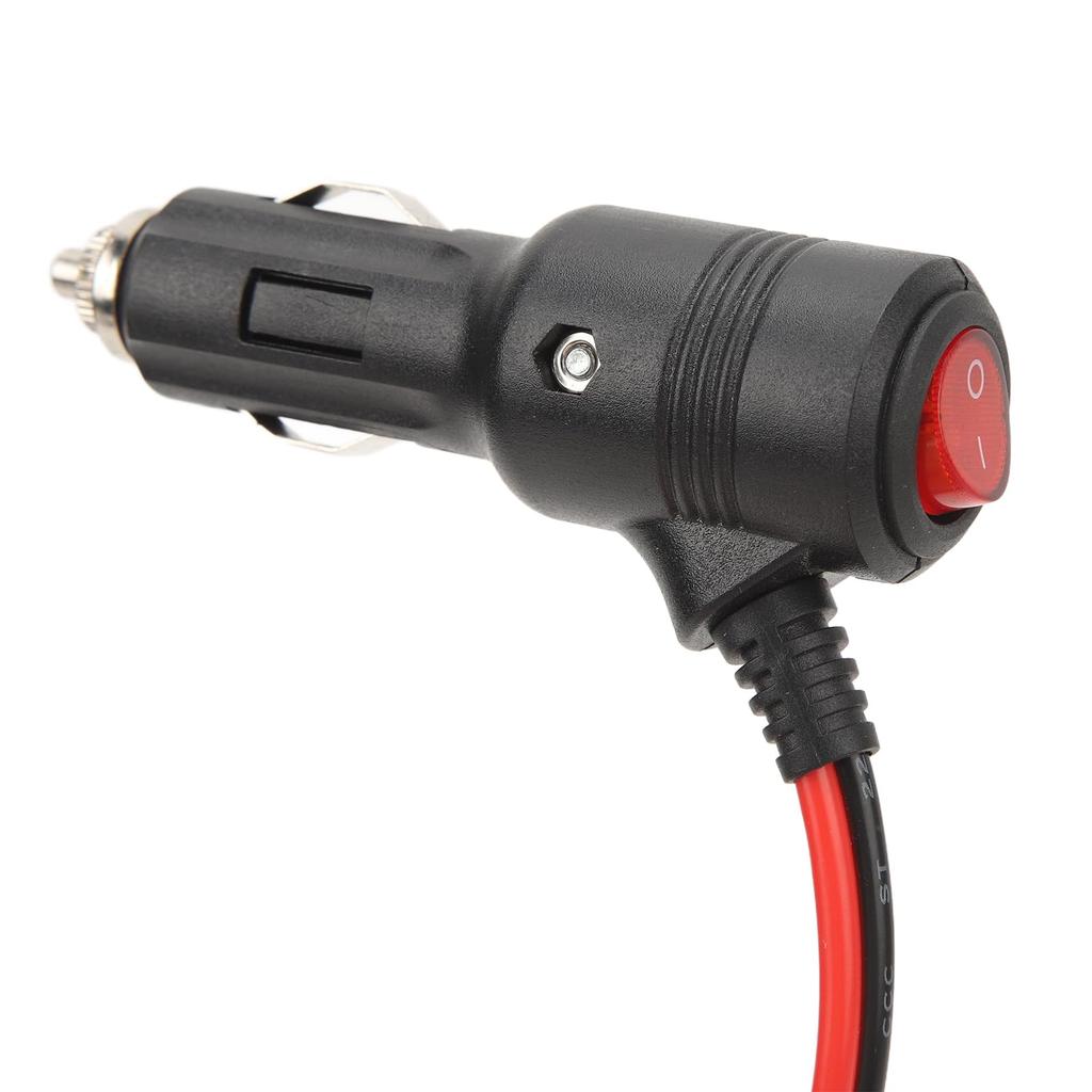 Hilitand Cigarette Lighter Socket, Male & Female with Switch, Cigarette Lighter, Power Plug, 15A Fuse, Power Socket, Extension Cord, /24V