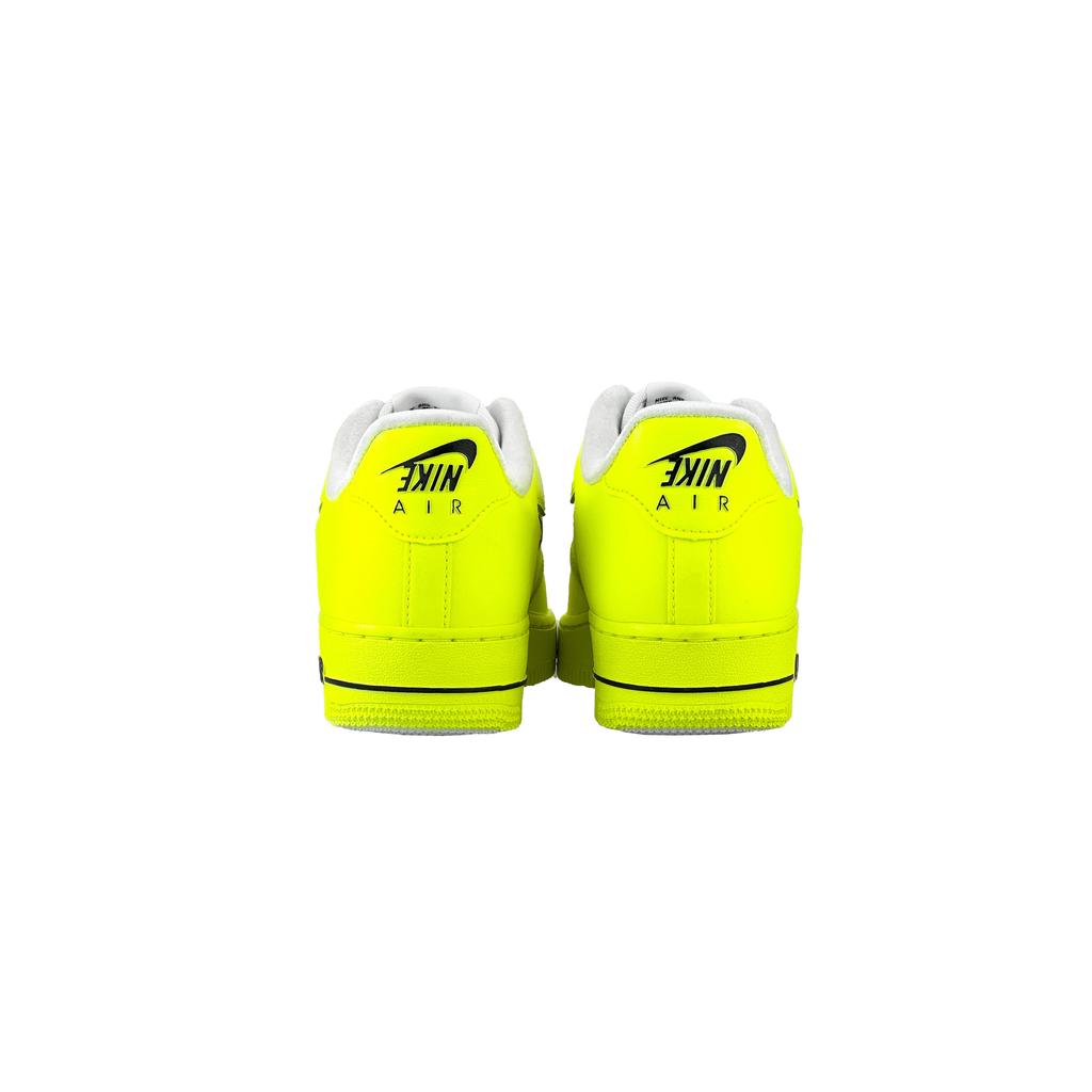Nike Air Force 1 Low Top Skateboard Shoes Women's Neon Yellow FB8251-100(Team338-2.0)