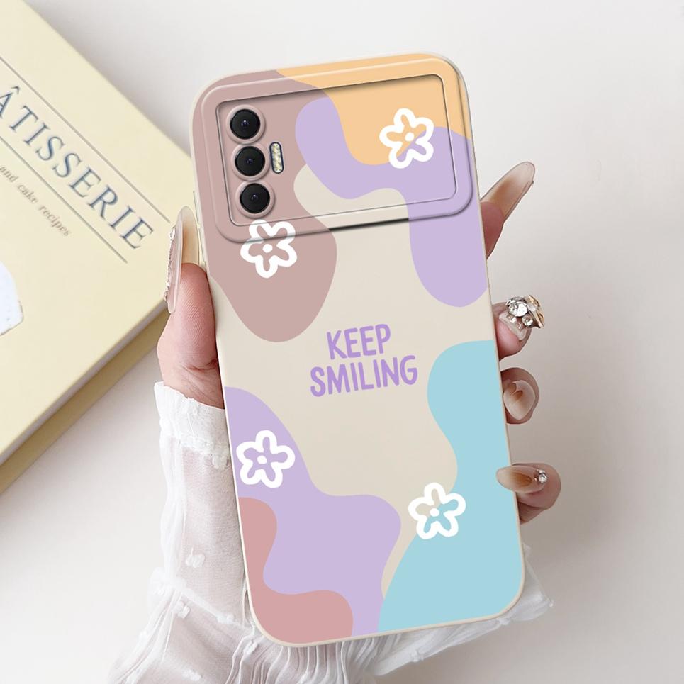 For Tecno Spark 8P Case Liquid Silicon Rabti Luxury Soft Funda Cases for Spark8P 8 P KG7H Case Camera Protective Cover Shell