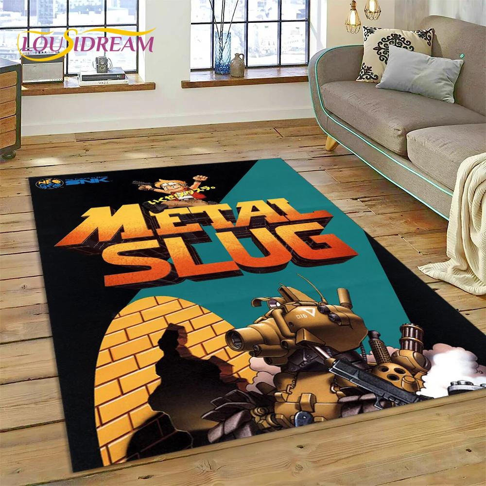 Metal Slug Retro Game Cartoon Customized Carpet Rug for Bedroom Living Room Home Sofa Decoration,Kid Play Large Decor Floor Mat