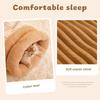 Cat Bed Winter 2024 Winter Cat Sleeping Bag For Cats Soft Cuddle Bed Dogs Mini Zone Cave For Ca B2Y5