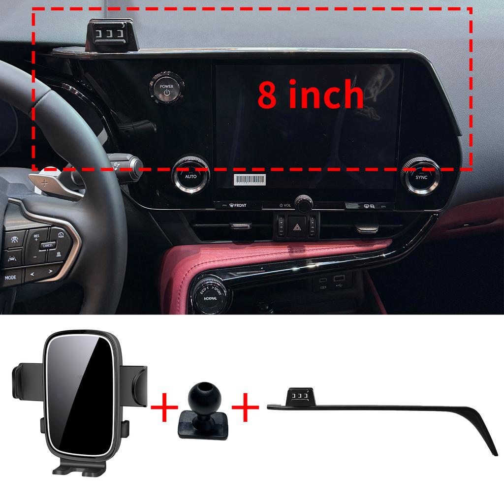 Support de téléphone personnalisé pour Lexus NX 2022 2023 2024-2026 (14 pouces/9,8 pouces), Base d'écran de tableau de bord, sans perceuse