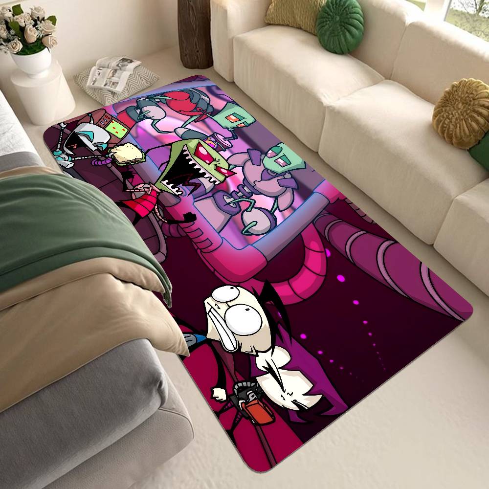 Anime I-Invader Zim Entrance Door Mat Nordic Style Bedroom Living Room Doormat Home Balcony Anti-Slip Modern Home Decor