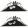 Peeking Monster Scary Eyes Car Sticker Peeking Elf Vinyl Decal Angry Peeping Devil Eyes Sticker for Car Motorcycle Decoration