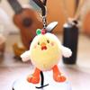 Cartoon Fruit Avocado Chicken Plush Keychain Creative Stuffed Doll Keyring Student Bag Pendant Backpack Hanging Decoration Gifts