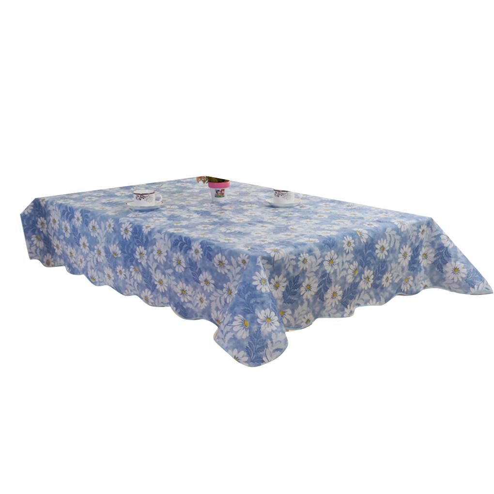 Table Cover Cloth Party Tablecloth Rectangle Waterproof Oil-proof Covers Cloths
