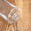 50ml Glass Empty Perfume Bottle with Round Ball Cap and Spray, Transparent Decanter for 15 Crimp Neck Fragrance.