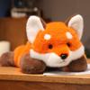 1Pc 30cm Lovely Plush Lying Grey Raccoon Toys Kawaii Panda Fox Plushie Pillow Stuffed Soft Animal Cushion Birthday Gift