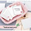 Minimalist Tearable Sticky Notes with Strong Adhesion and Grid Lines for Students