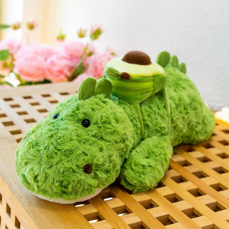 

Adorable Avocado Dinosaur Plush Pillow Soft Snuggly Kids Sleep Companion Toy 50cm/19.69in