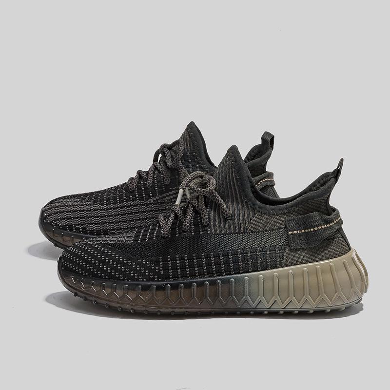 

Korean Style Women s Spring Flyknit Sneakers - Breathable Popcorn Coconut Shoes for Women 35