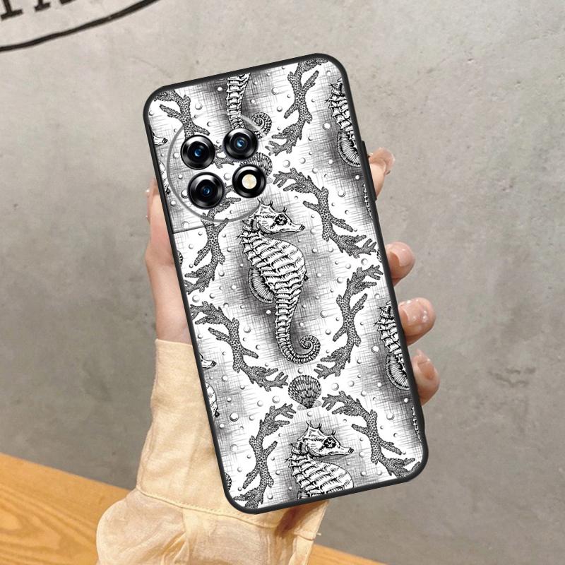 

Seahorse Case For OnePlus Nord 5 CE 2 3 4 Lite N20 N30 OnePlus 15 13 12 11 13T 10T 12R 13R 15R Cover OnePlus 13R