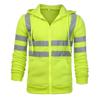 Men's  Sanitation Workers Reflective Stripes Work Clothes Two-piece Suit