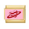 Y2K Gold Color Red Moon Watermelon Cherry Cat Tulip Italian Charm Link Fit 9MM Stainless Steel Bracelet Women DIY Making Gifts