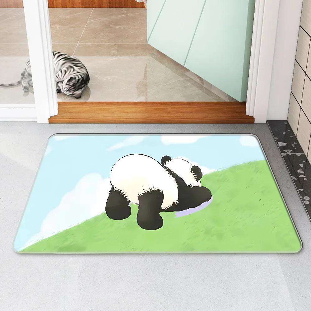 

Panda Doormats Welcome Home Rugs Bedrooom Carpet Kitchen Floor Mat Entrance Door Mats Foot Bath Doormat Bathroom RoomPrayer Rug 40x60cm 16x24 inch