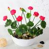 Artificial Flower Bouquets Artificial Green Leaf For Home Decoration Wedding Decoration Flower Arrangement Bouquets