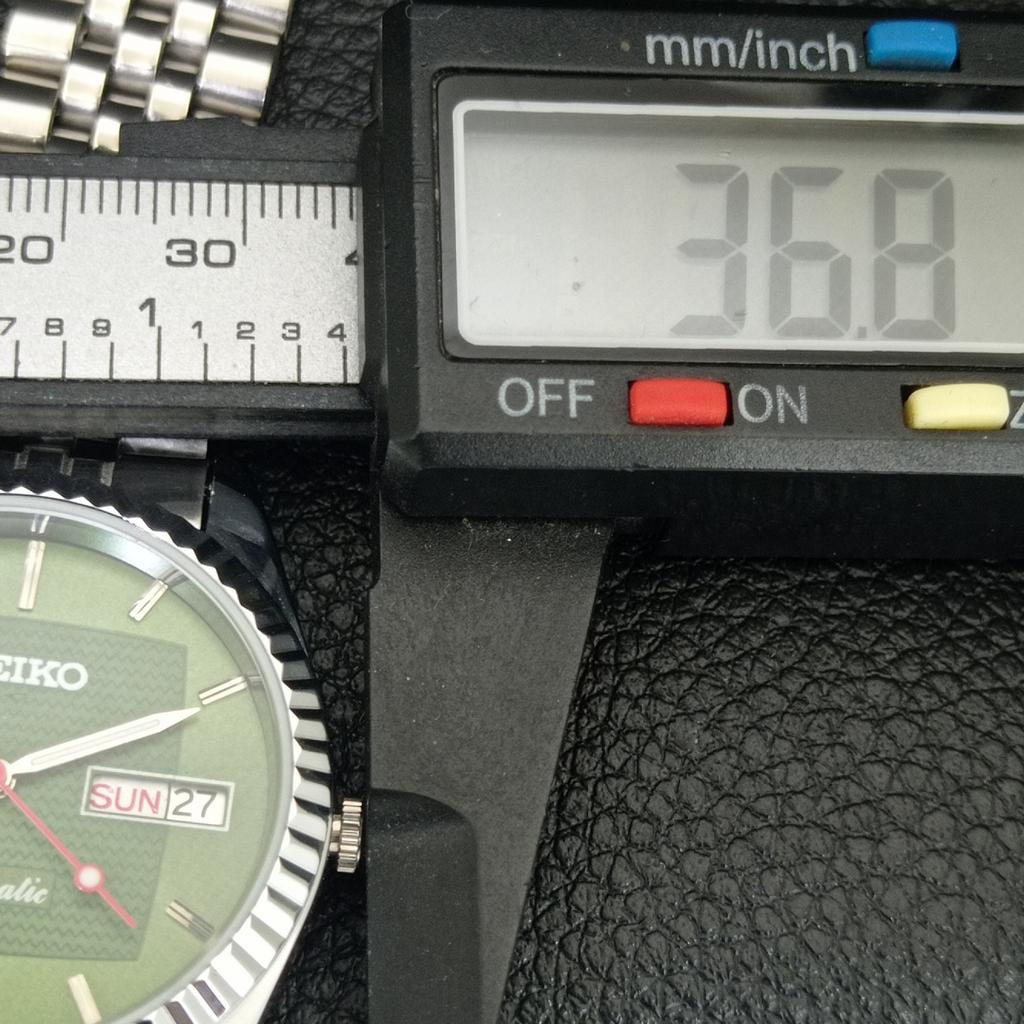 VINTAGE REFURBISHED SEIKO AUTOMATIC 6309A JAPAN MENS GREEN DIAL WATCH a443141-1