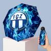 FC Zürich Mini 5 Fold Pocket Umbrella Compact Lightweight Anti UV Rain Sun Protection Umbrella Portable Travel Umbrella